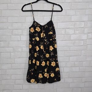No Boundaries cute yellow floral dress